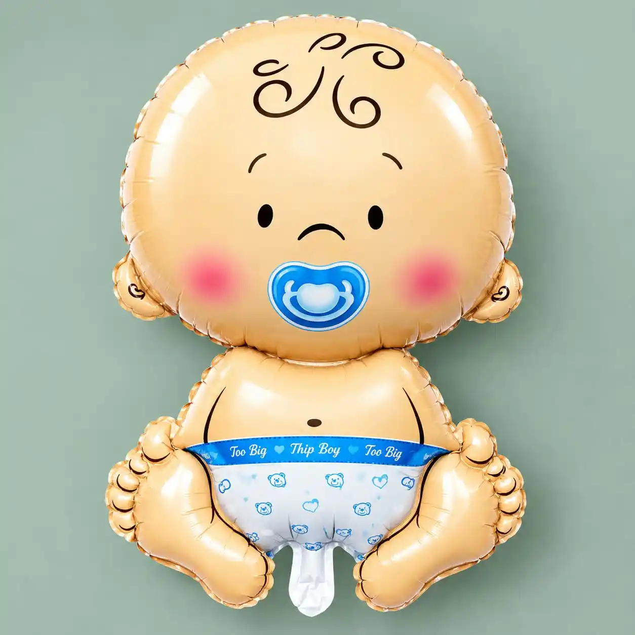 Baby Boy Face foil balloons